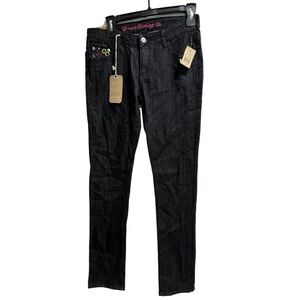G-Unit Skinny Stretch Slim Cut Black Rinse Jeans, ‎ G-Unit Logo Sz. 5
